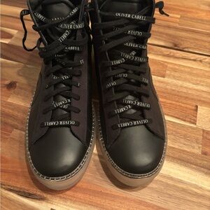 Oliver Cabell Black High-Top Sneakers